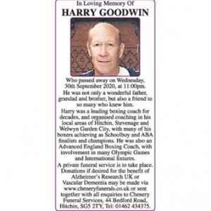 HARRY GOODWIN