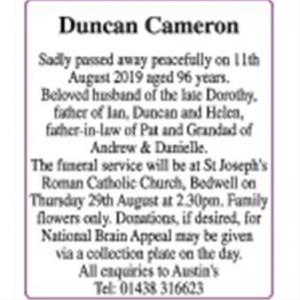 Duncan Cameron