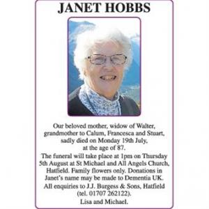 JANET HOBBS