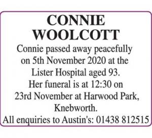 CONNIE WOOLCOTT