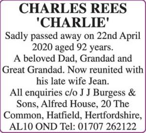 CHARLES REES
CHARLIE