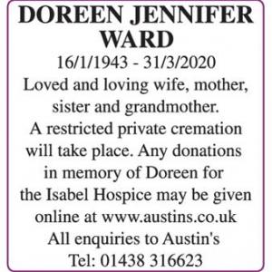 DOREEN JENNIFER WARD