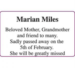 Marian Miles