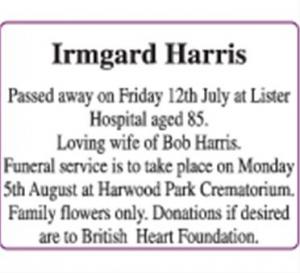 Irmgard Harris