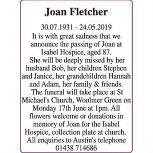 Joan Fletcher