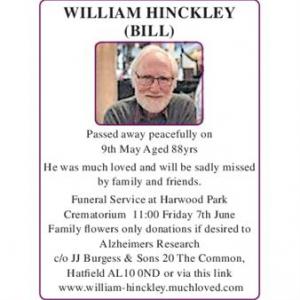 William Hinckley (Bill)