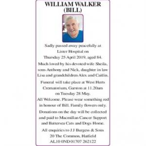 WILLIAM WALKER