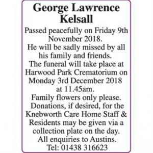 George Lawrence Kelsall