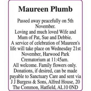 Maureen Plumb