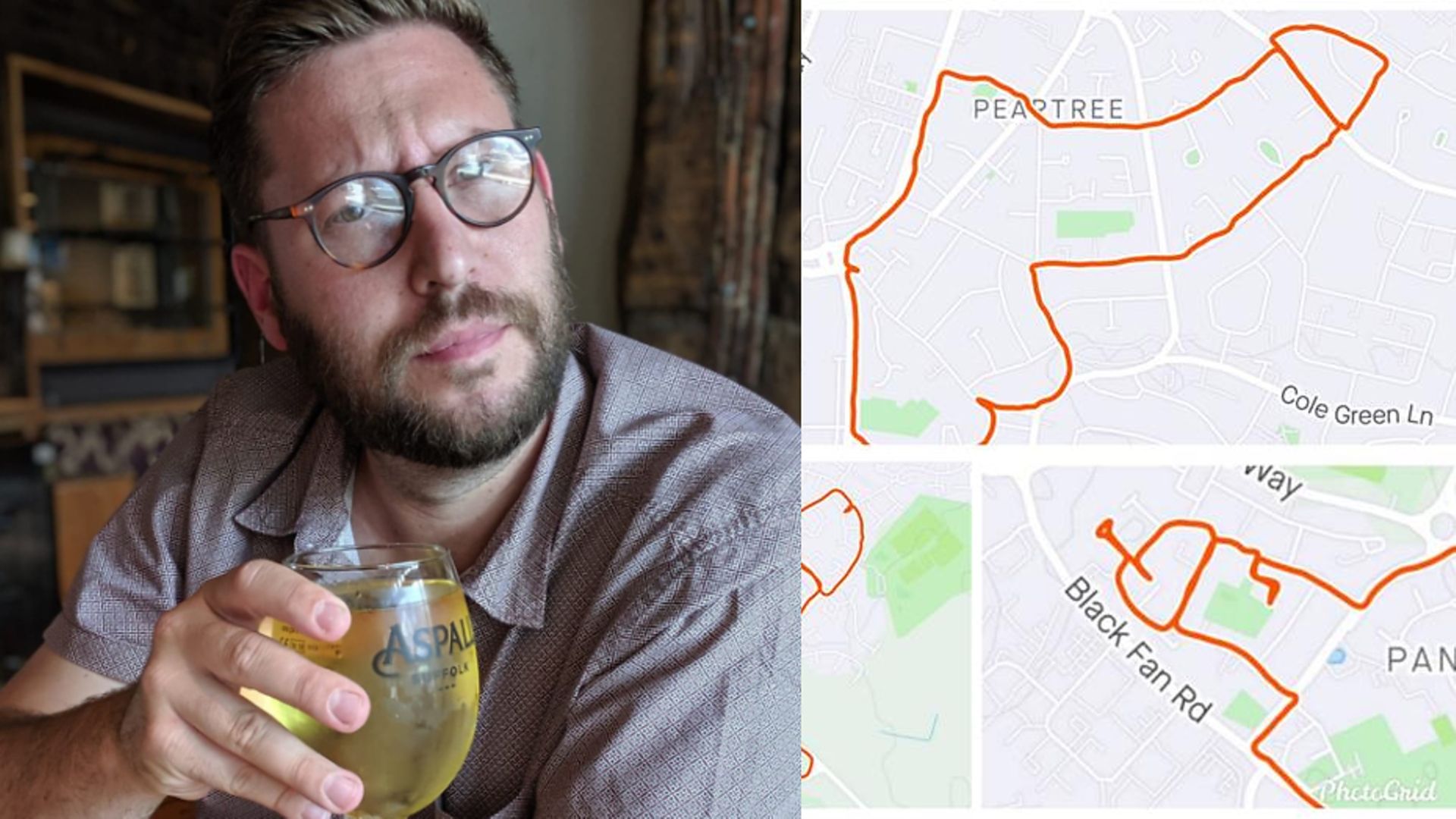 Man creates penis shapes with his running routes to raise money for testicular cancer